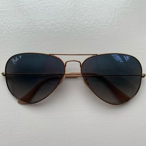 Ray Ban Polarized Aviator Sunglasses